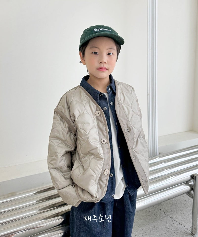 Witty Boy - Korean Children Fashion - #littlefashionista - Non Face Denim Shirt - 9