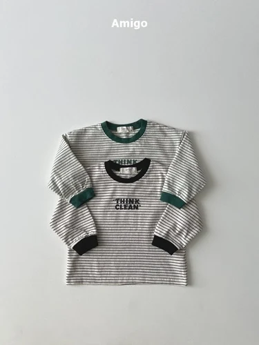 Think Stripe Tee