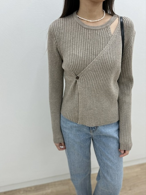 Wrap Rib Knit Top Wrap Rib Knit Top