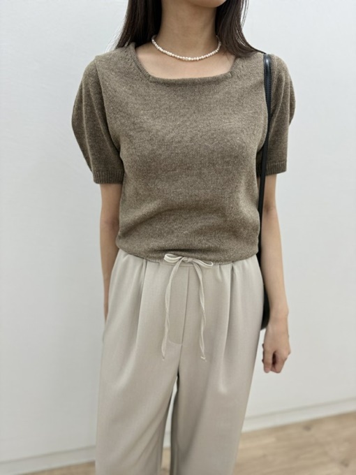 Cash Square Knit Top Cash Square Knit Top