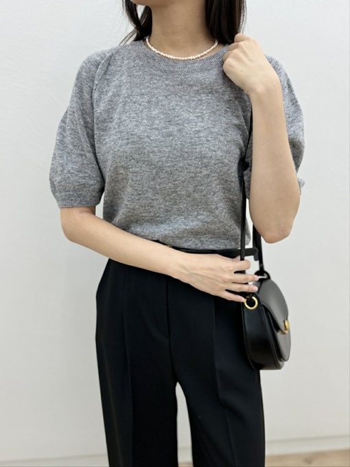 Cash Puff Knit Top Cash Puff Knit Top