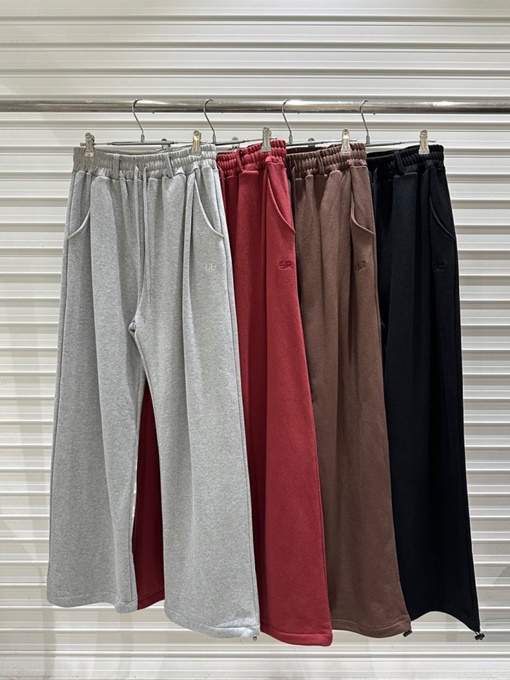 Logo Tuck Pants Logo Tuck Pants