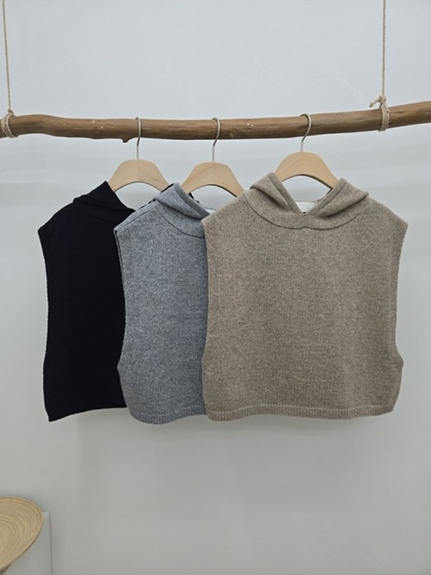 Crop Hood Vest Crop Hood Vest