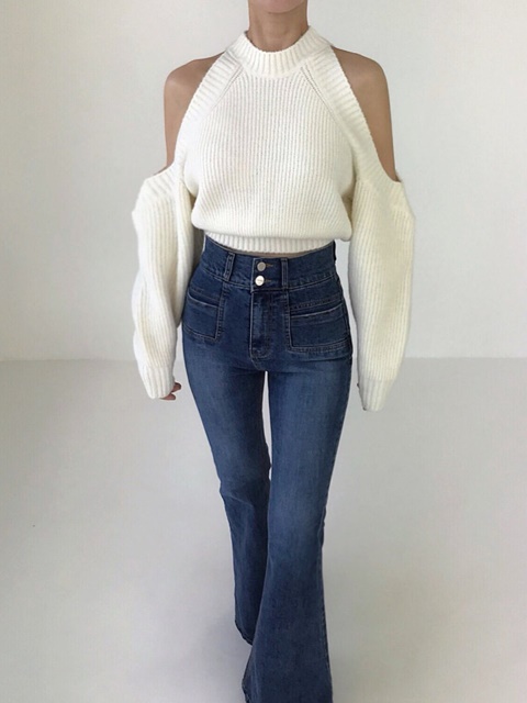 Judie Shoulder Knit Top Judie Shoulder Knit Top