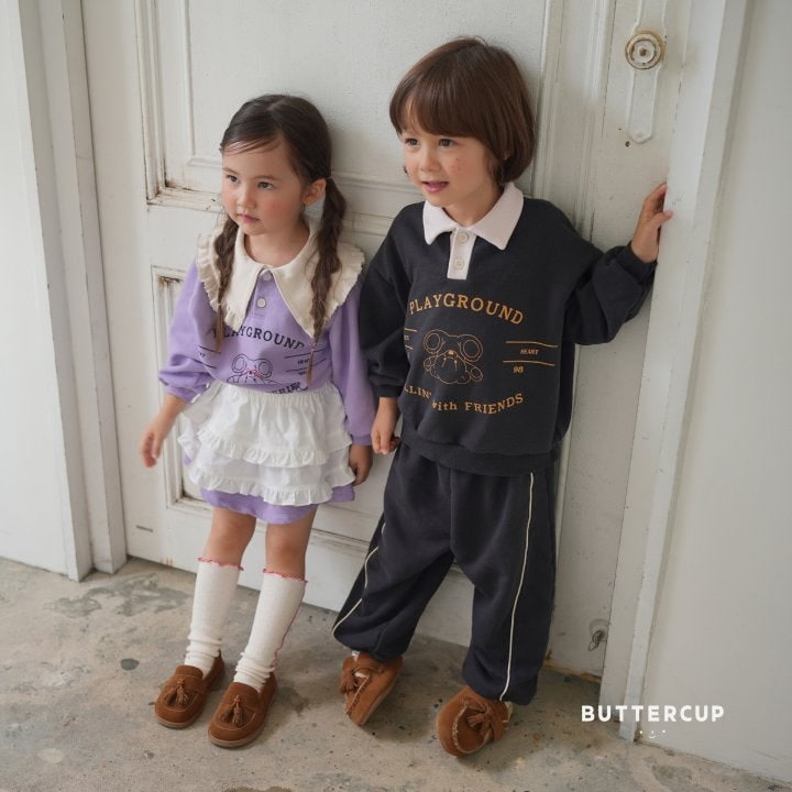 Buttercup - Korean Children Fashion - #kidzfashiontrend - Playground Top Bottom Set - 7