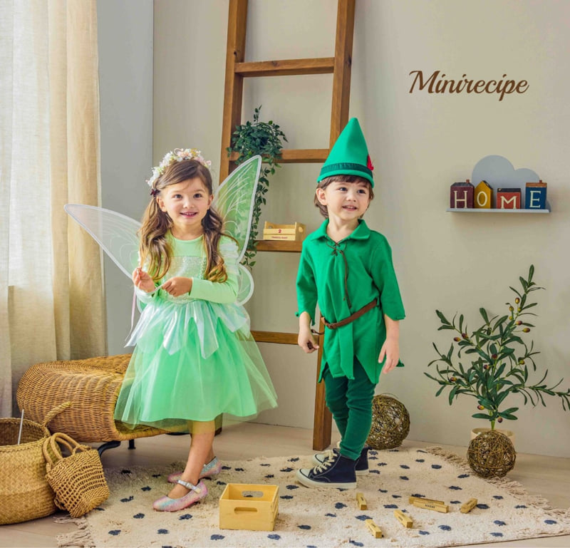 slim fit dress slacks Tinkerbell Costume Fairy Elf Petal Hem Mini Dress Green main image 1