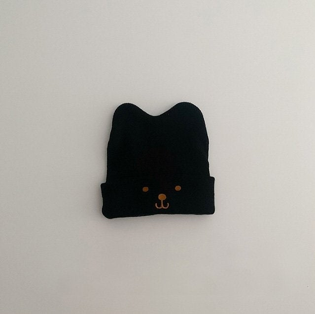 Miso - Korean Baby Fashion - #babyoutfit - Bear Beanie - 12