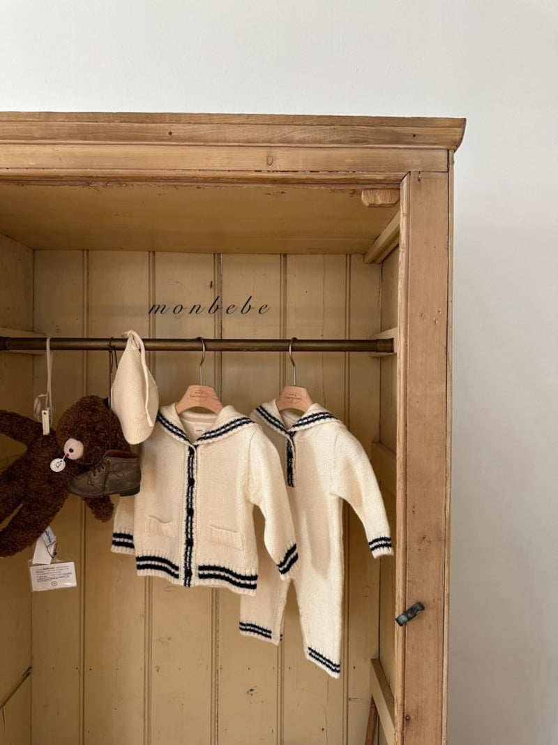 Monbebe - Korean Children Fashion - #kidzfashiontrend - Knit Sailor Cardigan - 8