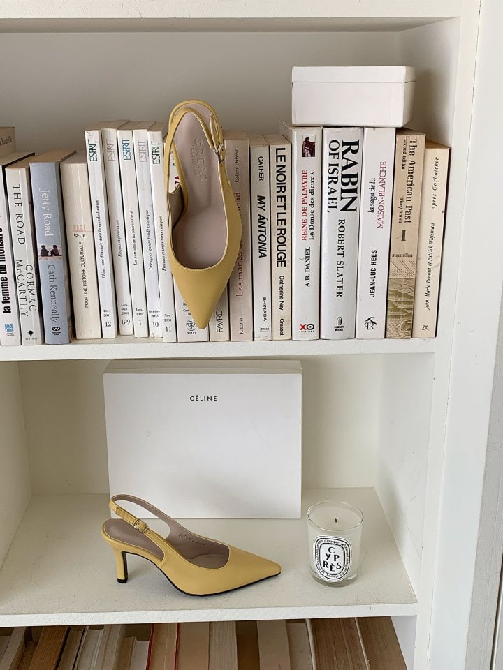 Vade - Korean Women Fashion - #womensfashion - 8cm Sling Back Hill - 4