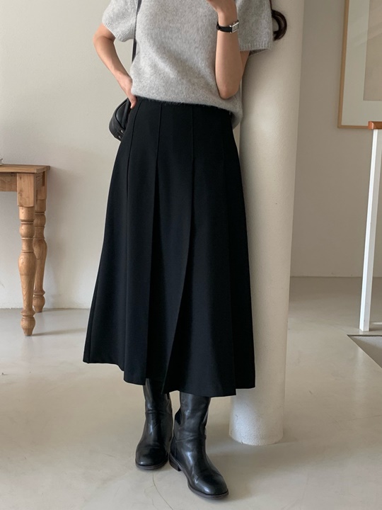 Wool Pleats Skirt Wool Pleats Skirt