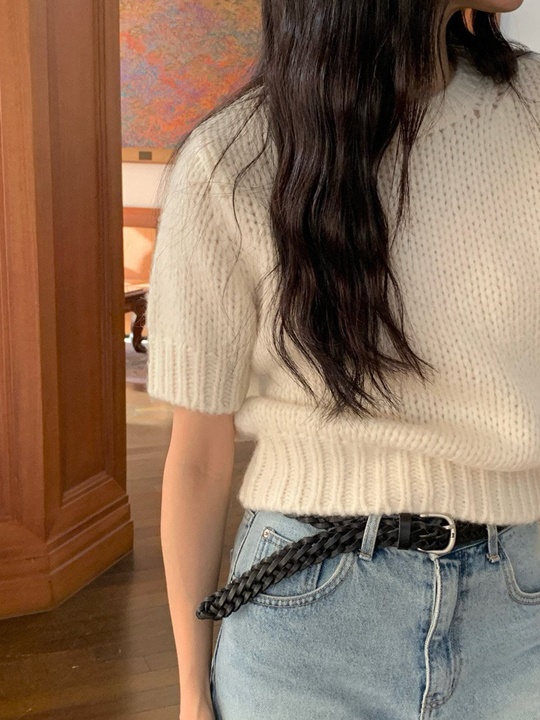 Bulky Tube Alpaca Knit Pullover Bulky Tube Alpaca Knit Pullover