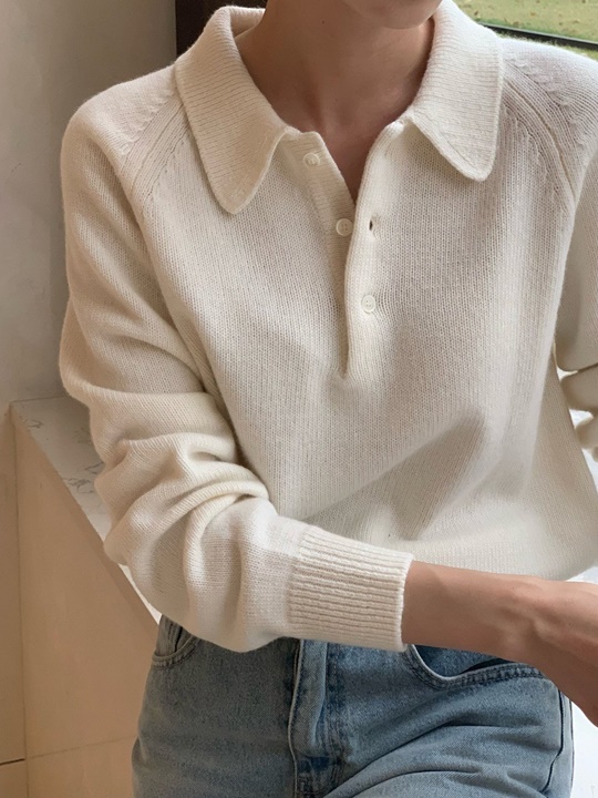 Keats Wool Collar Knit Top Keats Wool Collar Knit Top