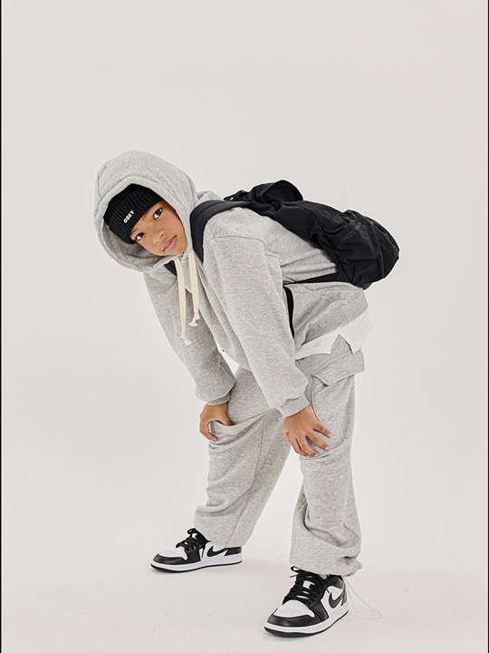 Fleece String Cargo Pants