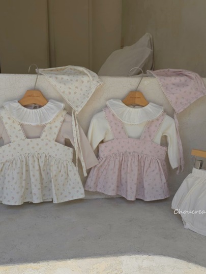 Lulu One-piece Bonnet Set Lulu One-piece Bonnet Set