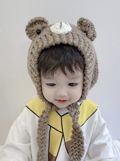 Bear Knit Earmuffs