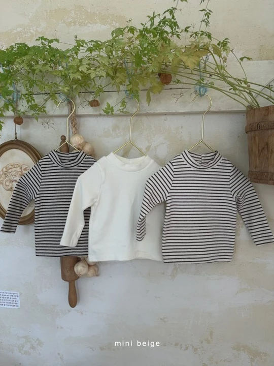 Stripe Turtleneck Tee Stripe Turtleneck Tee