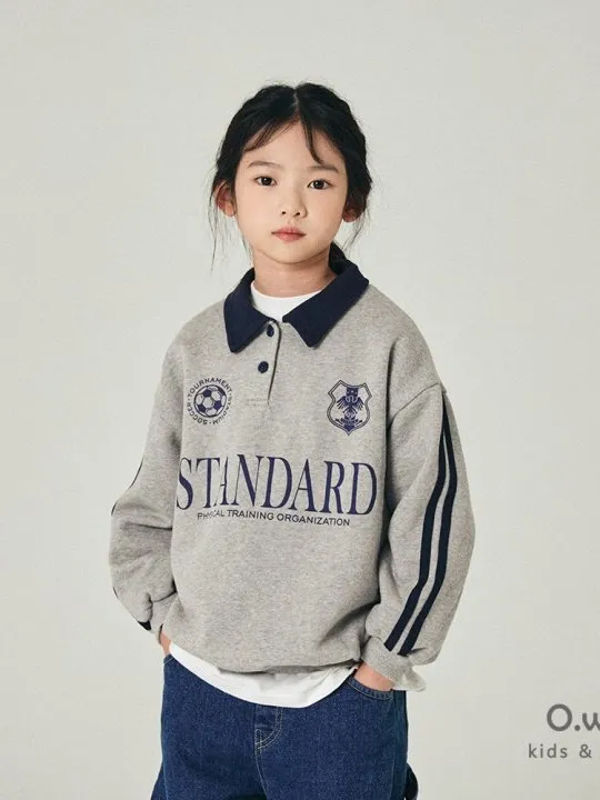Standard Collar Brushed Sweatshirt