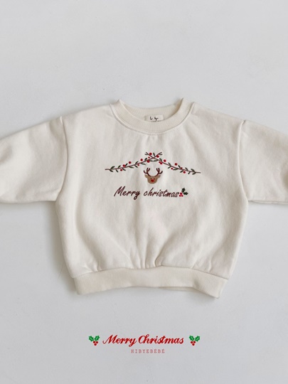 Rudolph Embroidery Sweatshirts