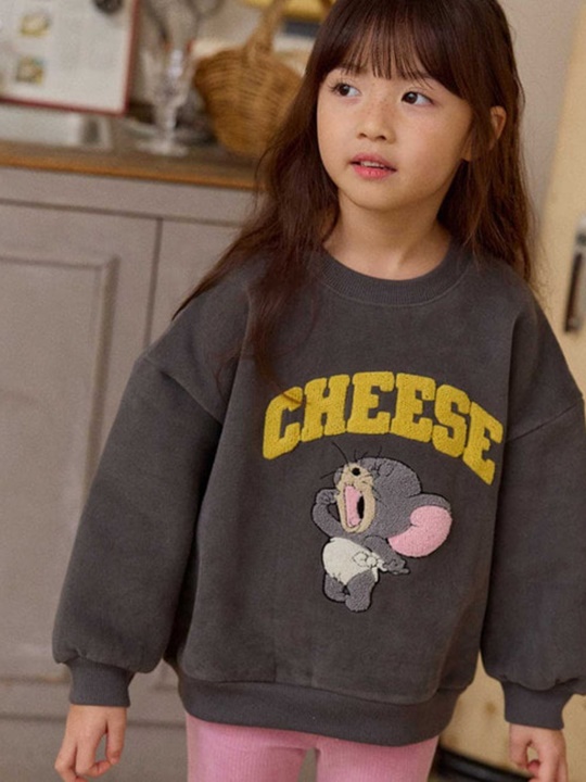 Cheese Boucle Sweatshirt