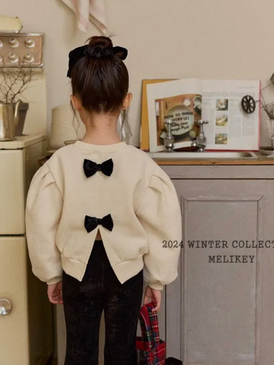 Back Ribbon Sweatshirt