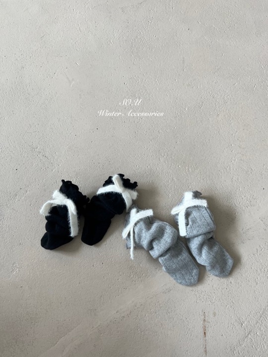 Winter Soft Ribbon Knee Socks Winter Soft Ribbon Knee Socks