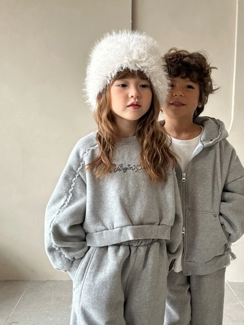 Lace Crop Sweatshirts