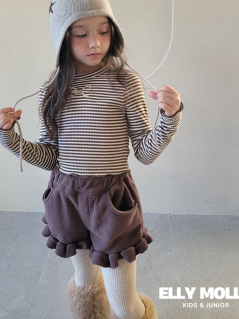 Frill Fleece Short Pants