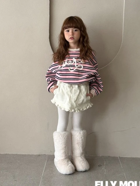 Corduroy Frill Skirt Pants