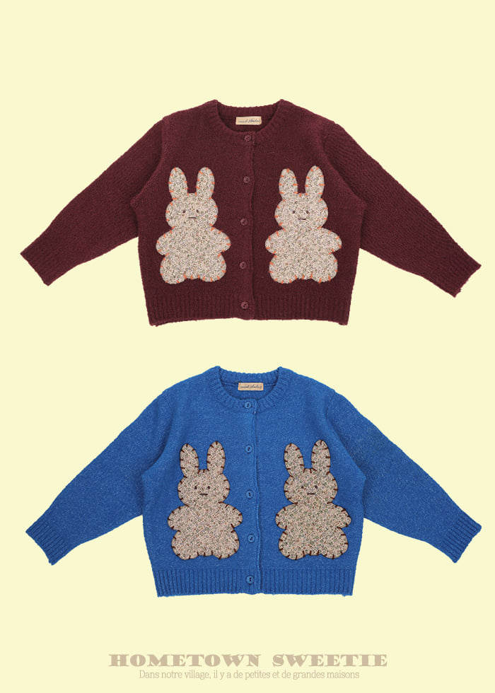 Amber - Korean Children Fashion - #childofig - Rabbit Knit Cardigan