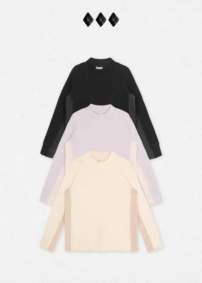 Bien A Bien - Korean Children Fashion - #discoveringself - Marino Mockneck Tee