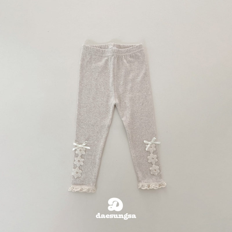 Dae Sung Sa - Korean Children Fashion - #magicofchildhood - Tuwa Ribbon Leggins - 3