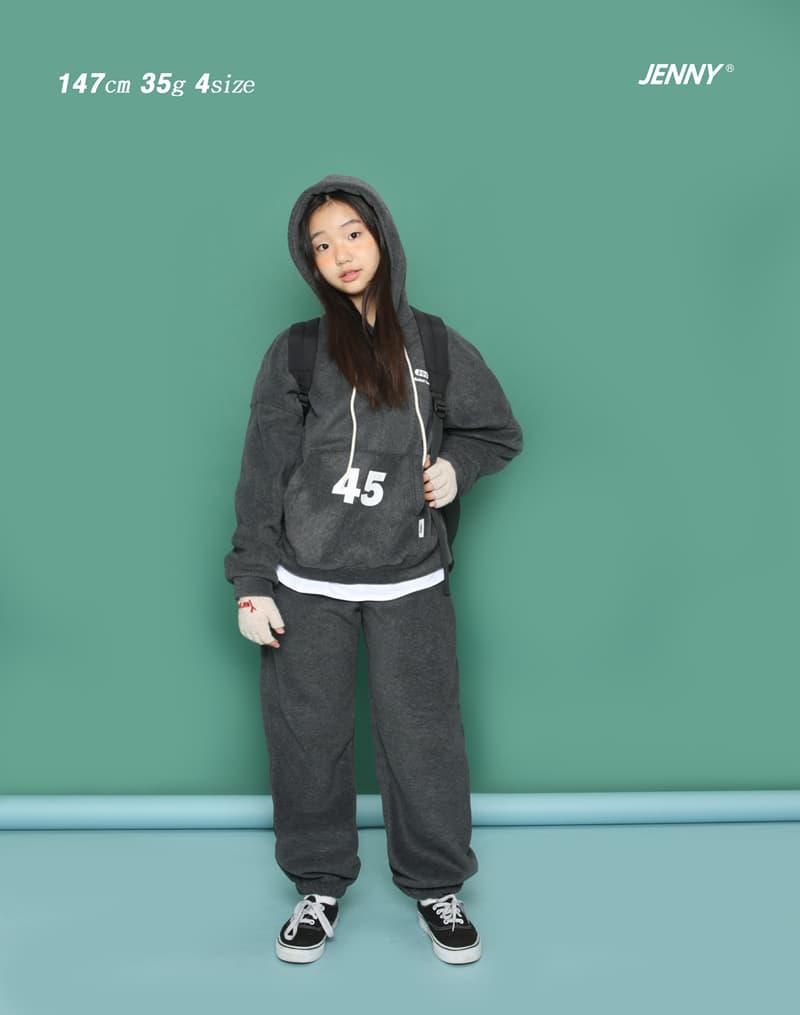 Jenny Basic - Korean Children Fashion - #littlefashionista - Label Fleece Pants - 8