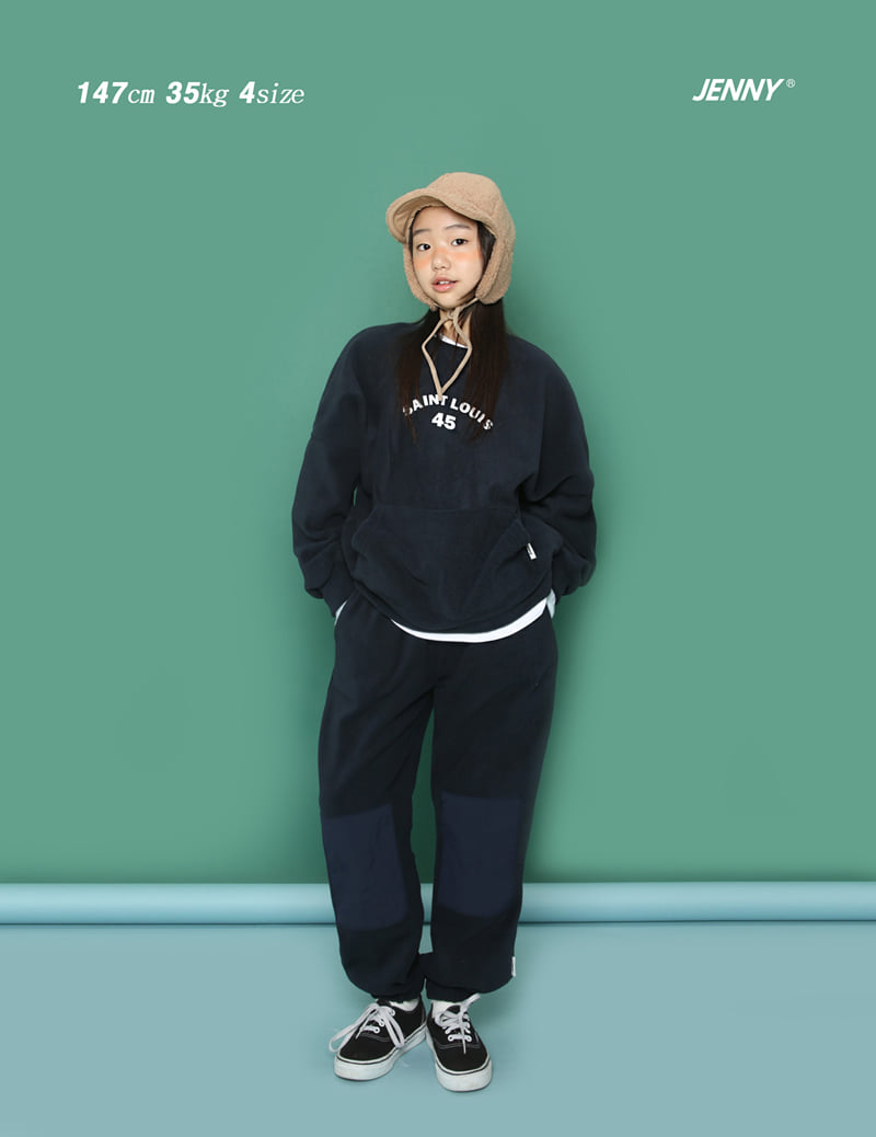 Jenny Basic - Korean Children Fashion - #todddlerfashion - Saint Fleece Tee - 9