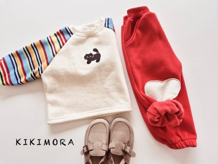 Kikimora - Korean Children Fashion - #designkidswear - Heart Jogger Pants - 8