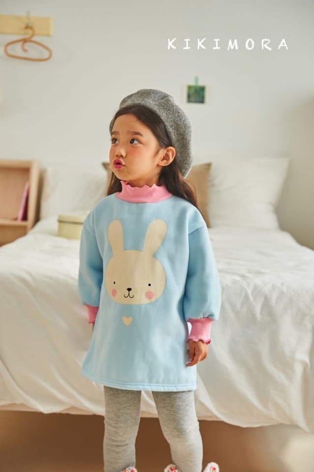 Kikimora - Korean Children Fashion - #littlefashionista - Fluffy Rabbit Long Tee - 11