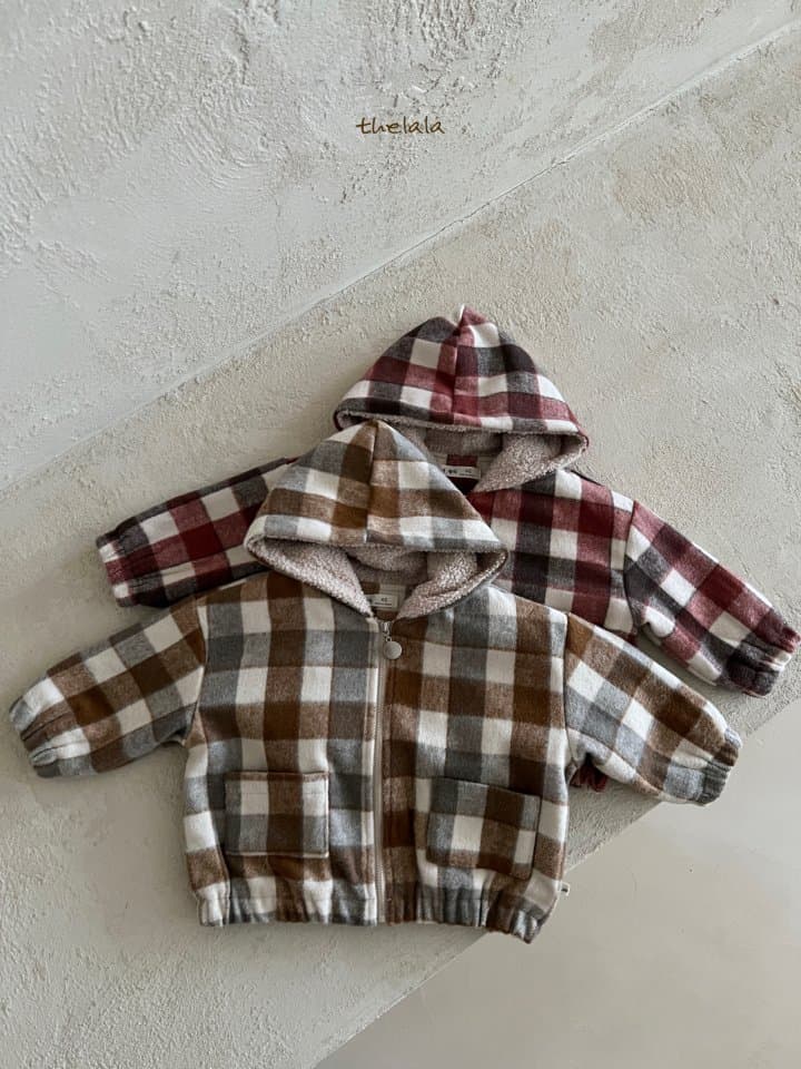 Lala - Korean Children Fashion - #childrensboutique - Check Jacket - 9