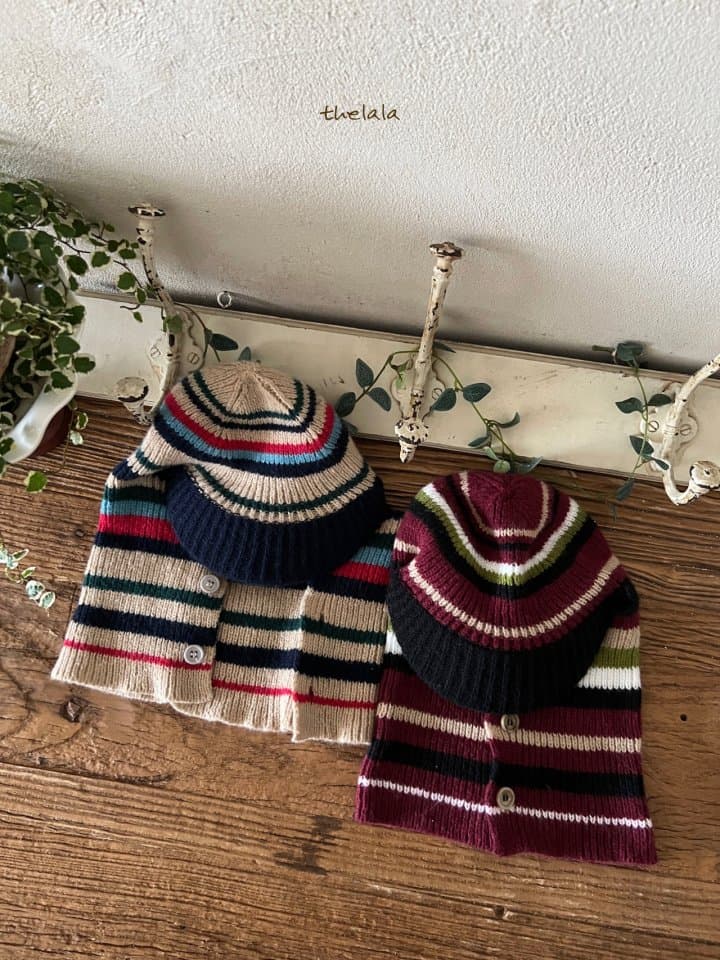 Lala - Korean Children Fashion - #kidzfashiontrend - Wind Stripe Clava - 5