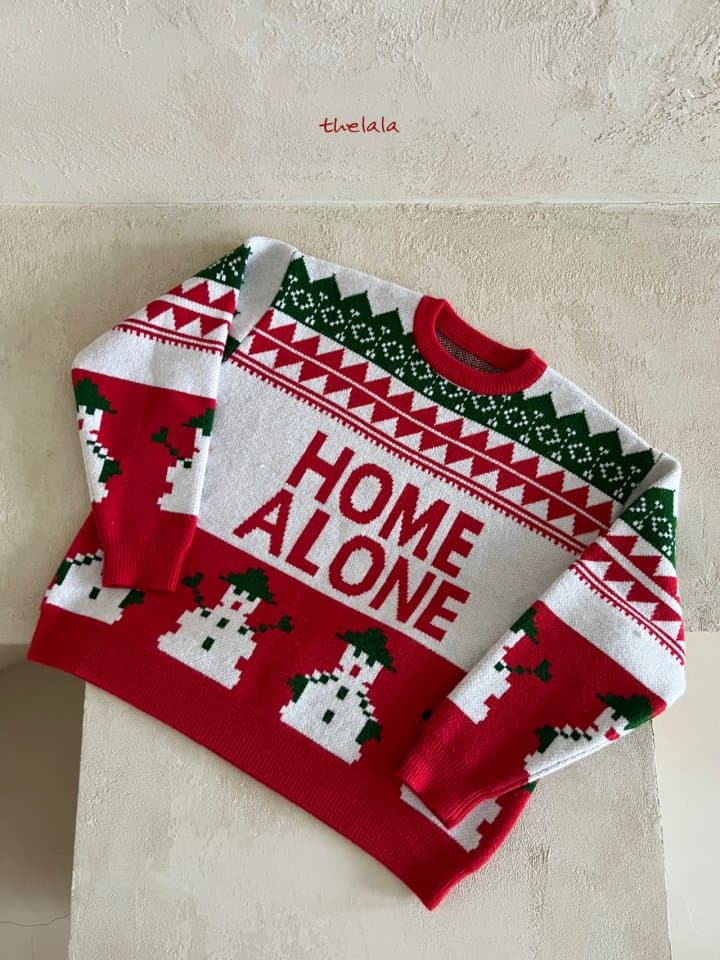 Lala - Korean Women Fashion - #momslook - Mom Home Alone Sweater - 8