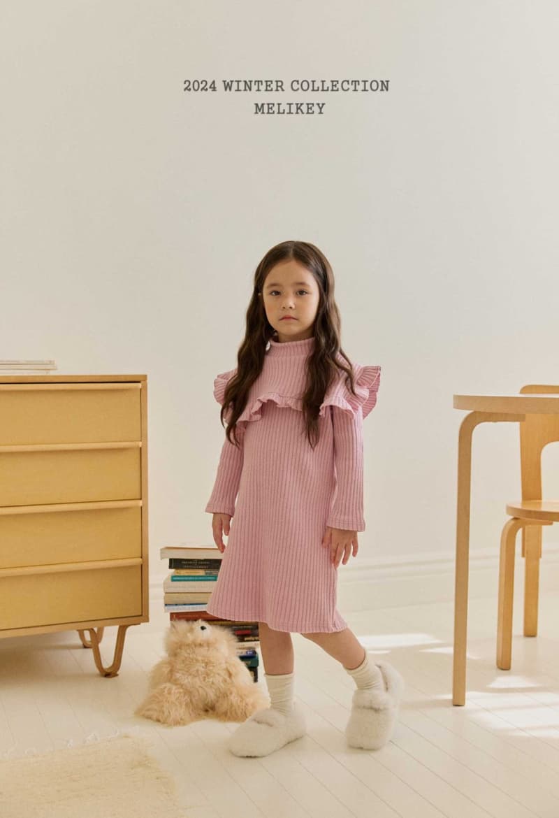 Melikey - Korean Children Fashion - #childofig - Cape Frill One-piece - 8