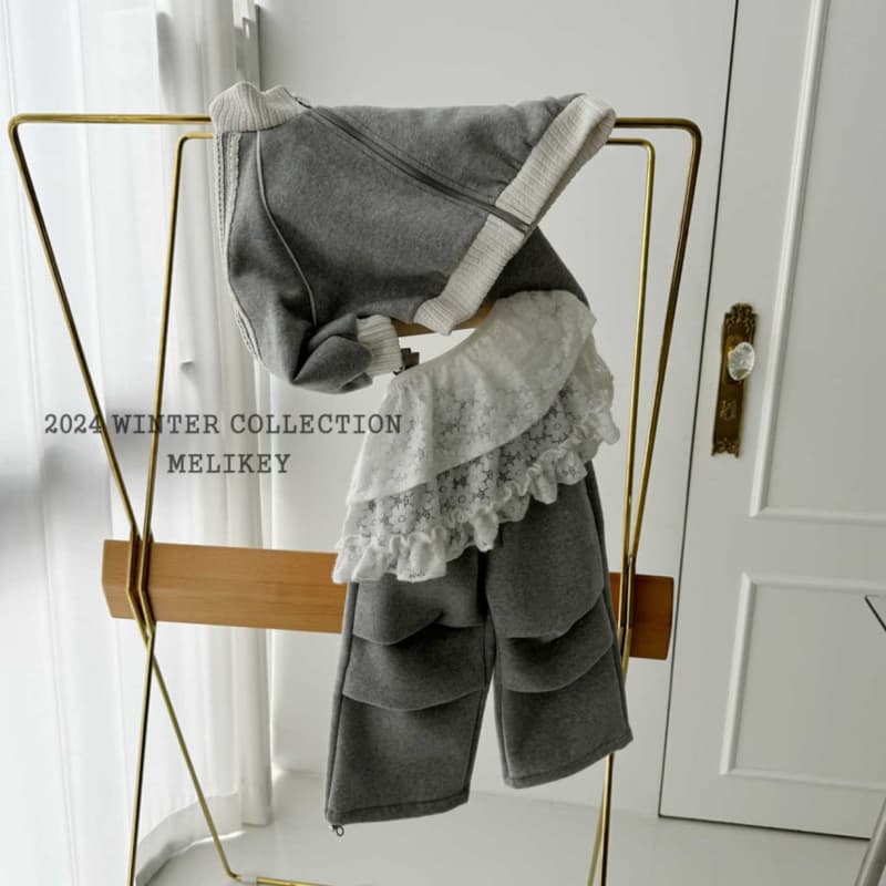 Melikey - Korean Children Fashion - #discoveringself - Anna Frill Wrap Skirt - 5