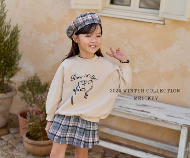 Melikey - Korean Children Fashion - #kidzfashiontrend - Ribbon Darling Sweatshirt