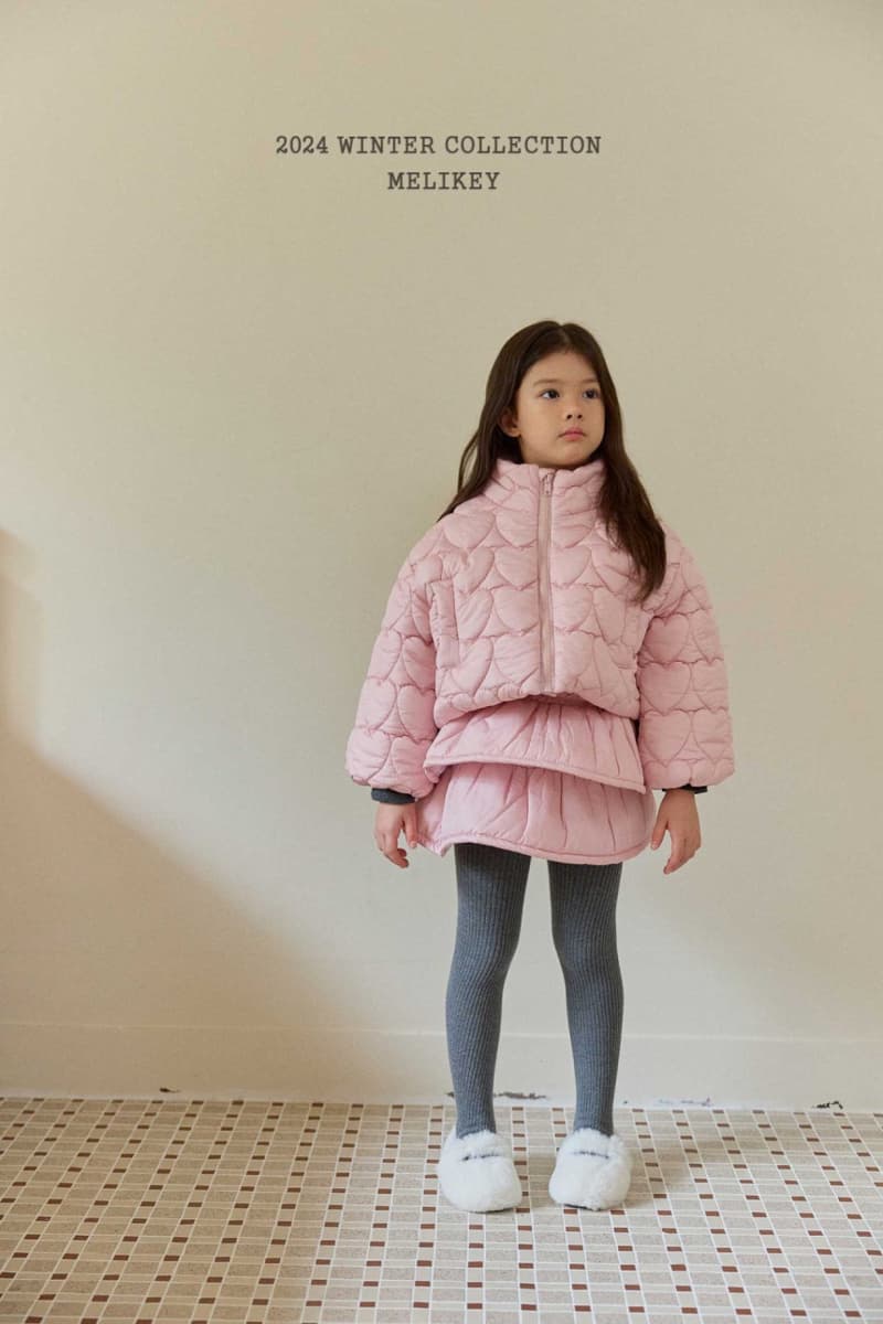 Melikey - Korean Children Fashion - #prettylittlegirls - Heart Balloon Short Padding - 6