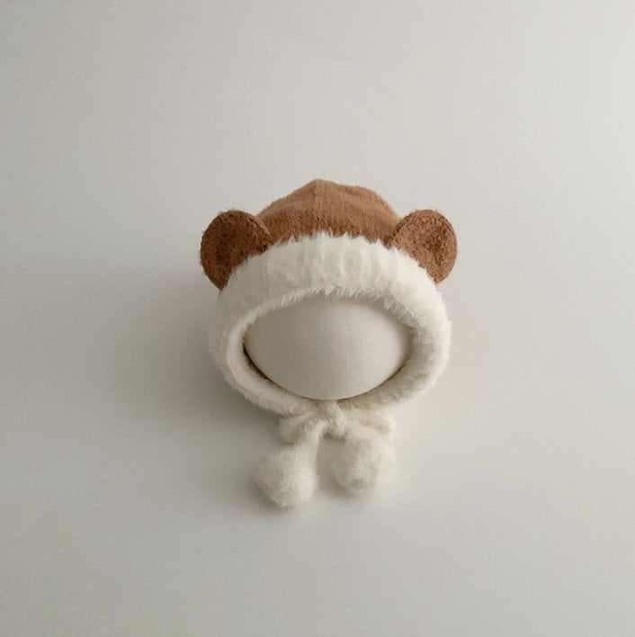 Miso - Korean Baby Fashion - #babyboutique - Bear Bonnet Hat - 6