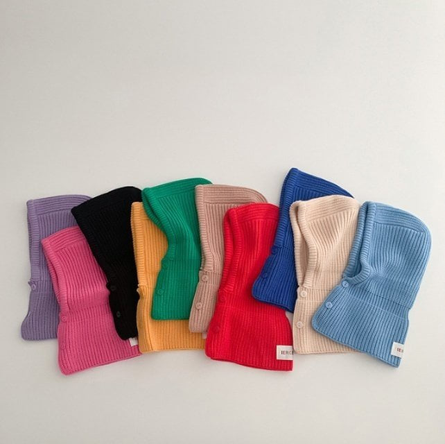 Miso - Korean Baby Fashion - #babyboutique - Button Balaclava