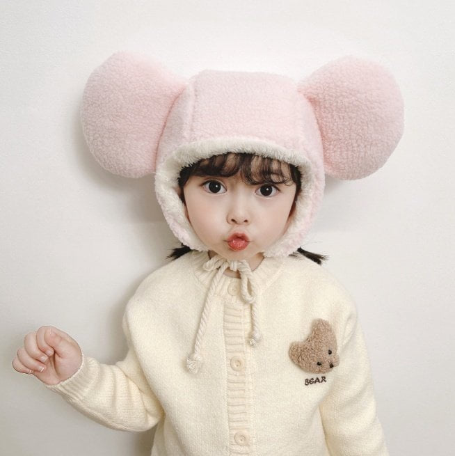 Miso - Korean Baby Fashion - #babyfever - Big Mouse Beanie - 2