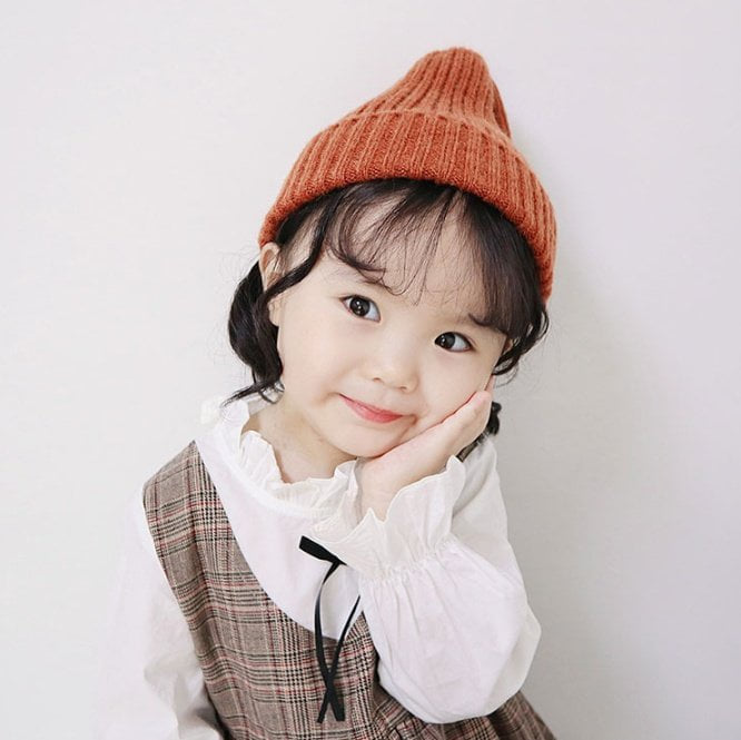 Miso - Korean Baby Fashion - #babyfever - Muzi Rib Beanie - 3