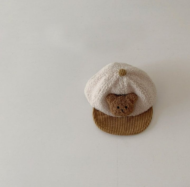 Miso - Korean Baby Fashion - #babygirlfashion - Bear Fleece Cap