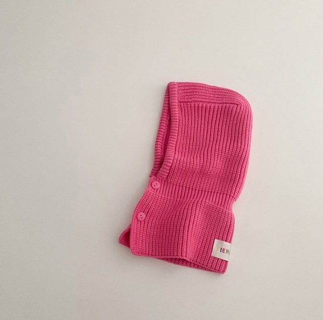 Miso - Korean Baby Fashion - #babylifestyle - Button Balaclava - 8