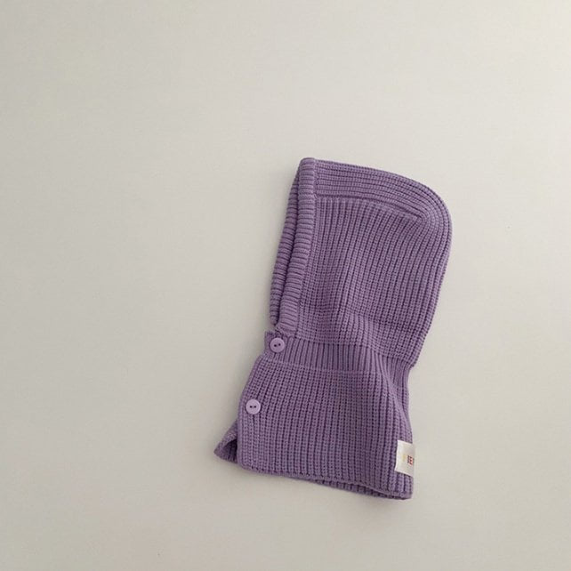 Miso - Korean Baby Fashion - #babyoninstagram - Button Balaclava - 9
