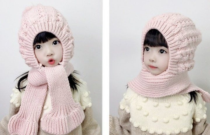 Miso - Korean Baby Fashion - #babyoutfit - Twist Hat Muffler - 8